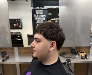 ローフェード　メンズ　リレーション　メンズ美容室　理容室　バーバー　難波　浪速区