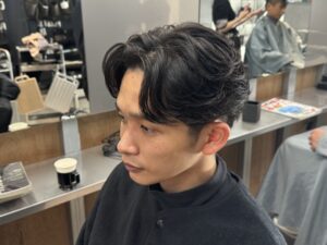 韓国パーマ　メンズ　リレーション　難波　なんば　浪速区　メンズ美容室　理容室　
