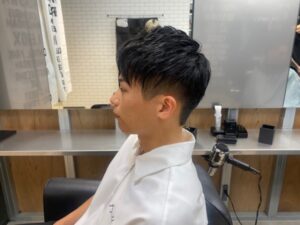 ベリーショート　ショート　メンズ　リレーション　メンズ美容室　理容室　バーバー　難波　浪速区
